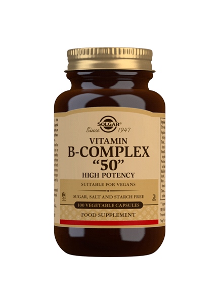 Solgar - Vitamin B-Complex "50" (100 Veg Caps)